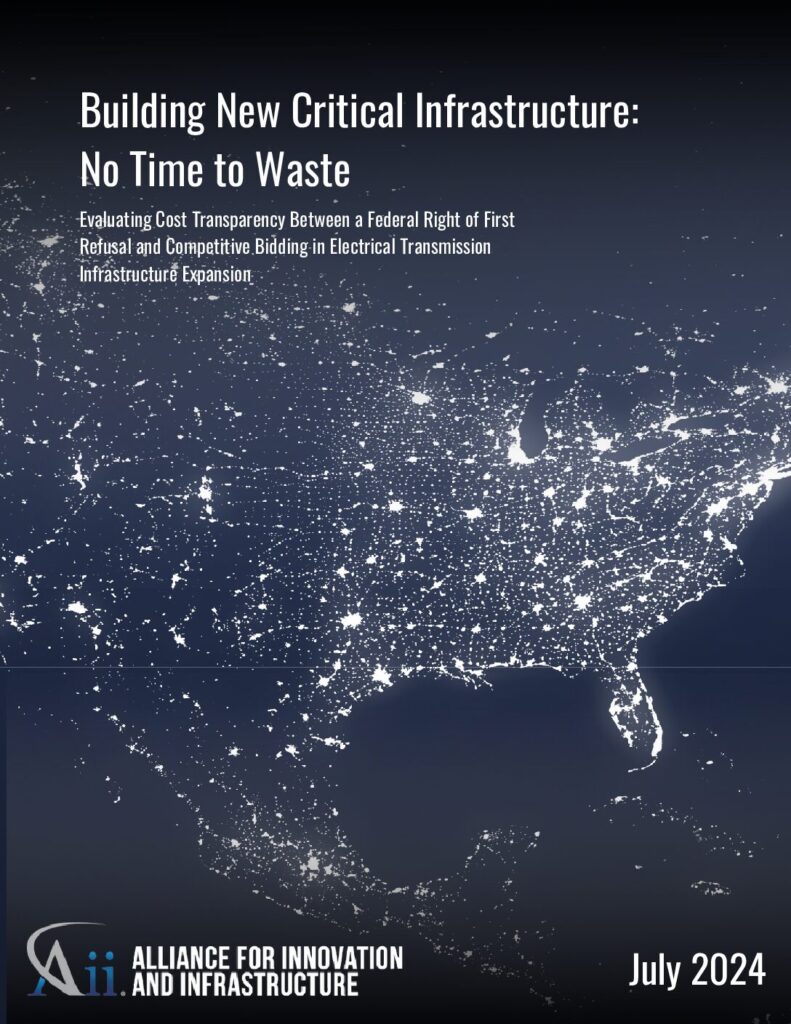 Think Tank Releases New Report on Building New Critical Infrastructure
